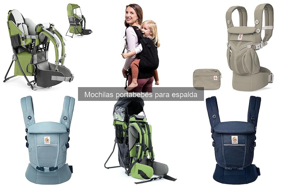 Comparativa de mochilas portabebés para espalda y más