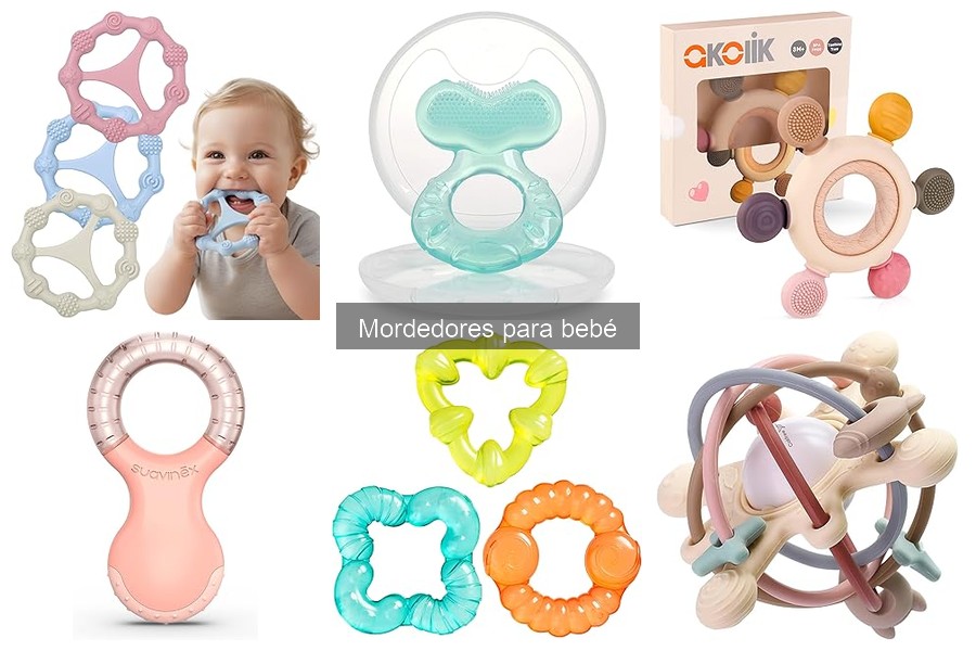 Comparativa de mordedores: silicona vs goma para bebés