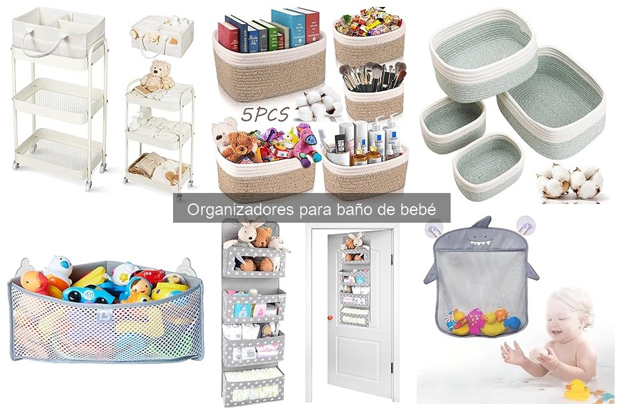 Comparativa de Organizadores de Baño para Bebé y Otros Espacios