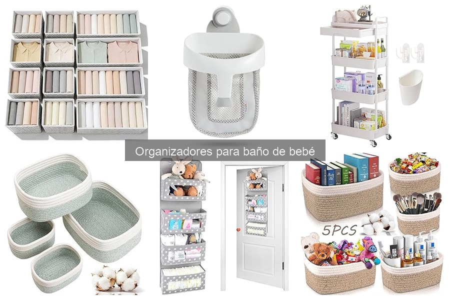 Comparativa de organizadores para baño de bebé: Mejores marcas