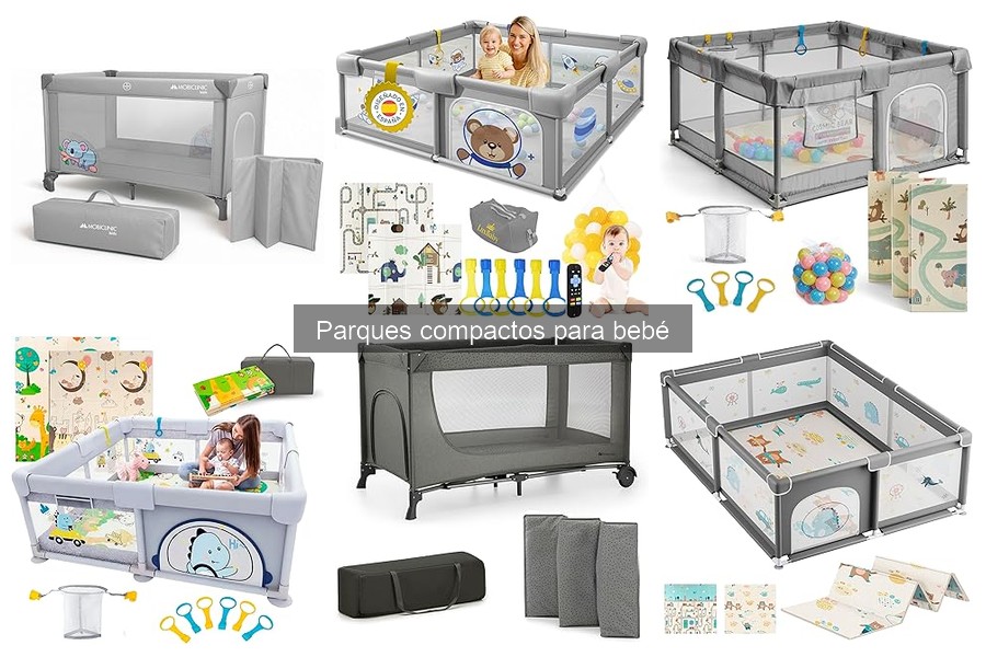 Comparativa de parques compactos para bebé: mejores marcas