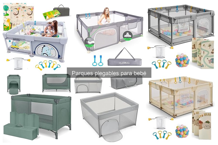 Comparativa de parques plegables para bebé: KikkaBoo, Buddy y PARVULI