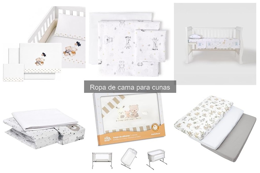 Comparativa de precios de ropa de cama para cunas