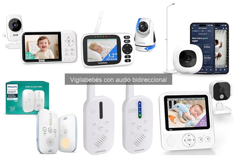 Comparativa de Vigilabebés con Audio Bidireccional