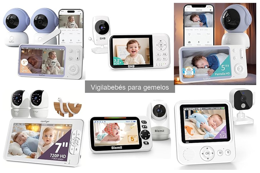 Comparativa de vigilabebés para gemelos: marcas y modelos