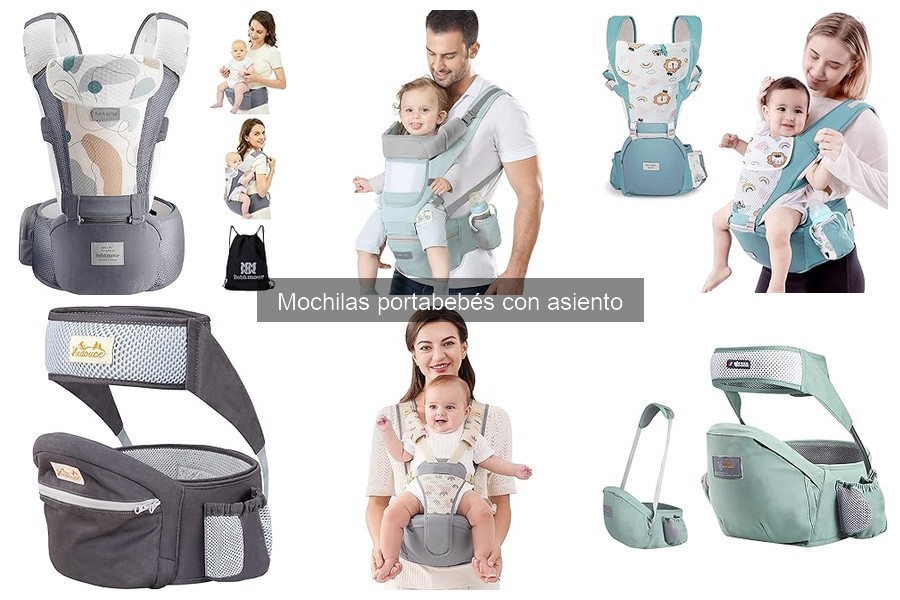 Comparativa: Mochilas portabebés con asiento vs. otros tipos