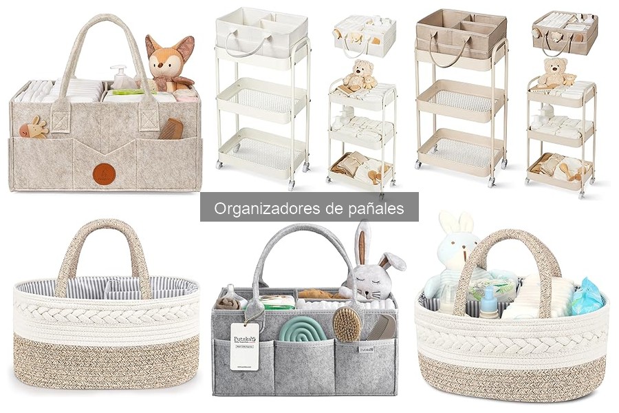 Comparativa: Organizadores de pañales de pared vs de mesa