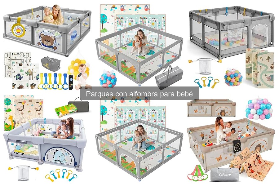 Comparativa: Parques con Alfombra vs. Tradicionales para Bebés