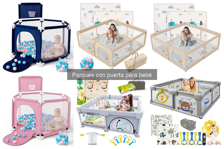 Comparativa: Parques con puerta vs. sin puerta para bebés