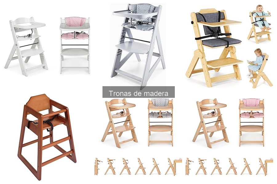 Comparativa: Tronas de madera vs tronas de plástico
