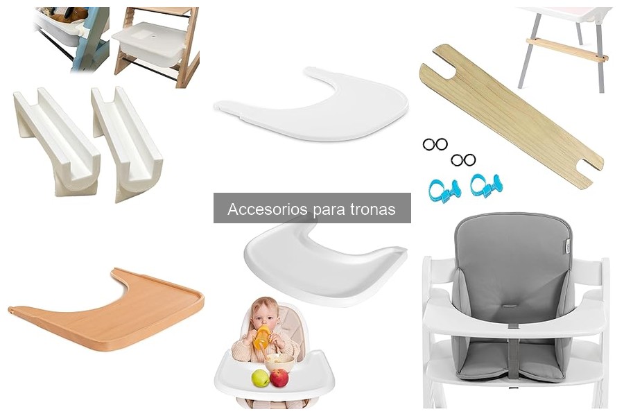 Consejos esenciales para usar accesorios de tronas