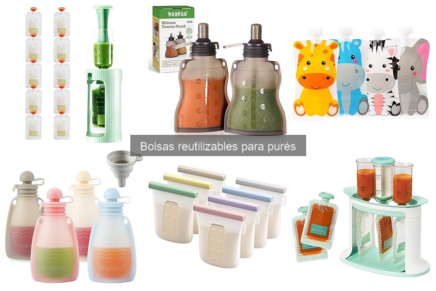 Consejos para limpiar y mantener bolsas reutilizables de purés