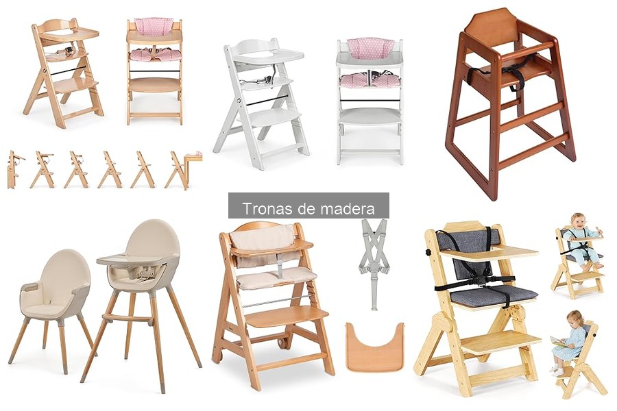 Consideraciones de diseño en tronas de madera para bebés