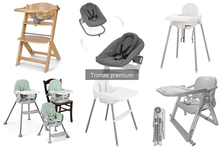 ¿Cuánto gastar en una trona premium para bebé?