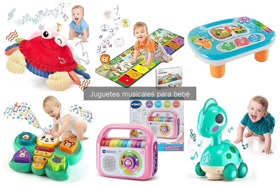 Cuidados y limpieza de juguetes musicales para bebés