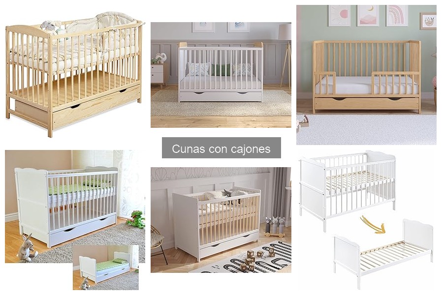 Cuidados y mantenimiento de cunas con cajones para bebés