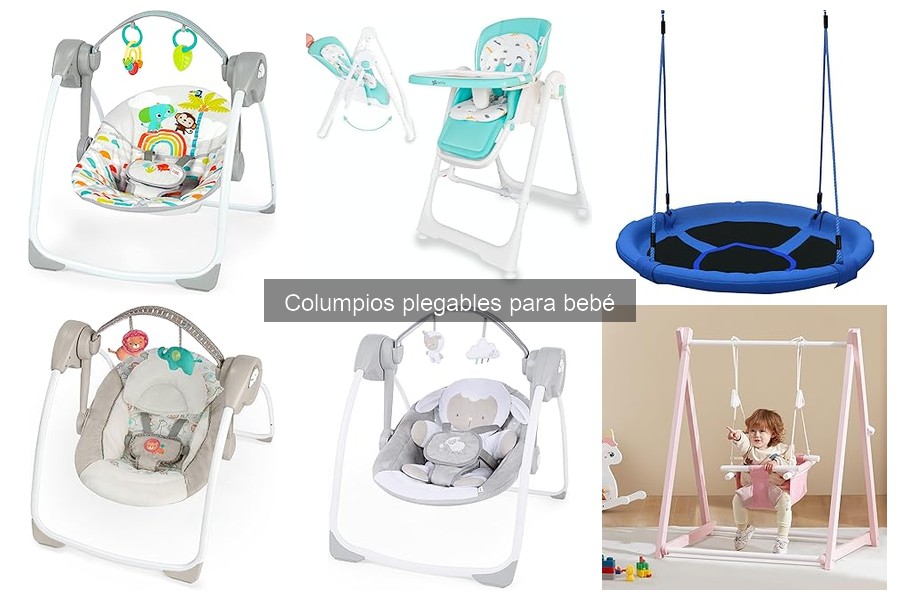 Diferencias entre columpios plegables y fijos para bebé