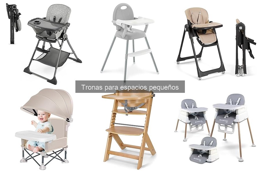 Dónde comprar tronas para espacios pequeños: opciones y ofertas