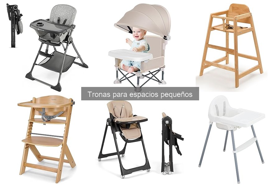 Errores comunes al elegir tronas para espacios pequeños