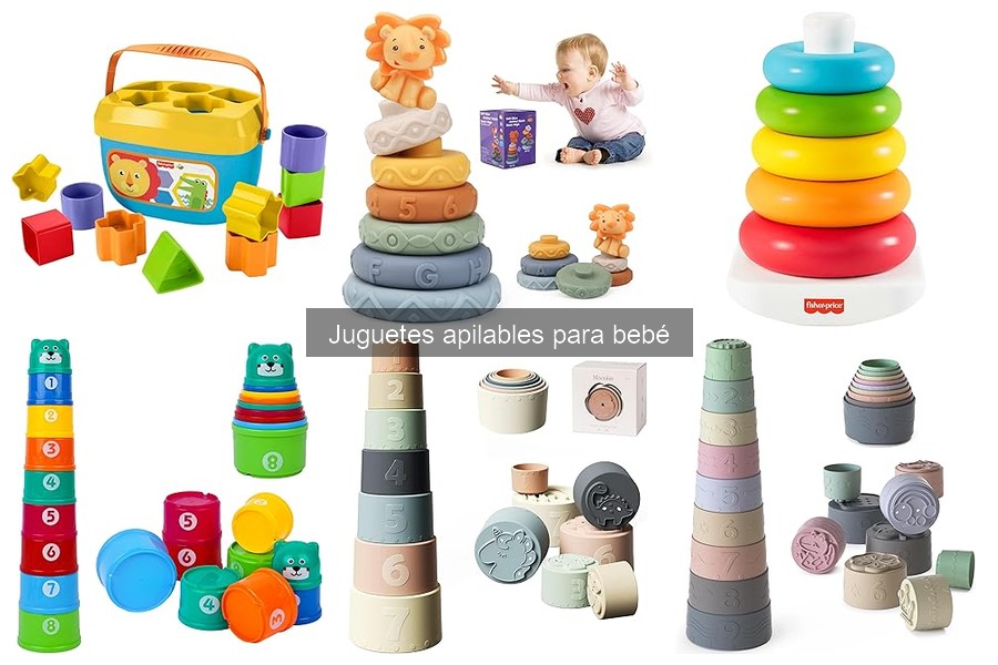 Estimula el desarrollo de tu bebé con juguetes apilables