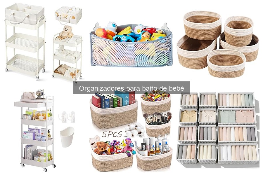 Evolución de los organizadores para baño de bebé
