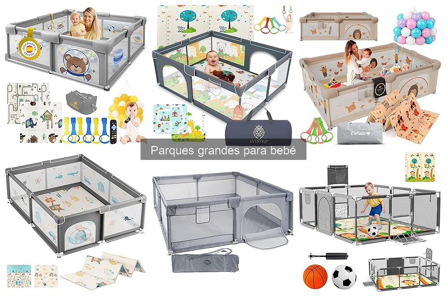 Guía de compra de parques grandes para bebé seguros y divertidos