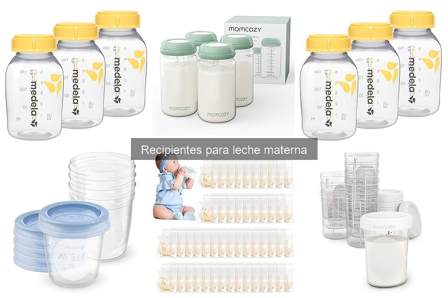 Guía de compra de recipientes para leche materna