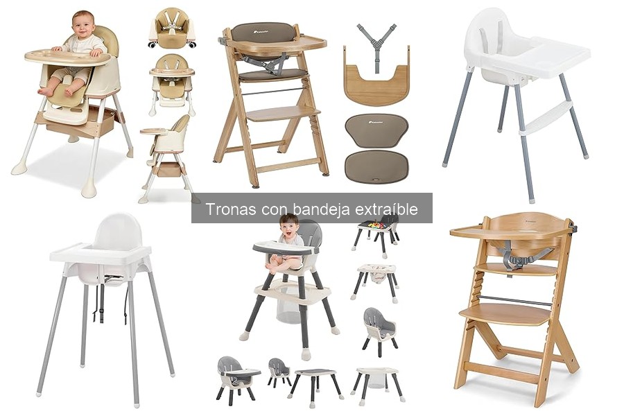 Guía de Compra de Tronas con Bandeja Extraíble para Bebés