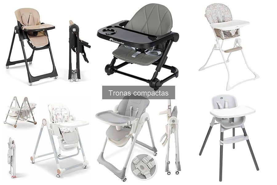 Guía de compra: Mejores tronas compactas para bebés