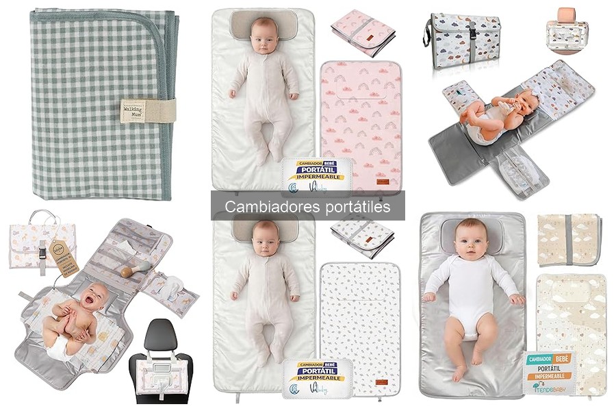 Guía de uso de un cambiador portátil para bebés