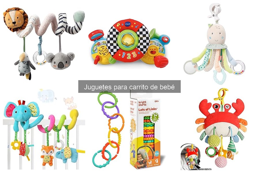 Guía para elegir juguetes para carritos de bebé de forma segura