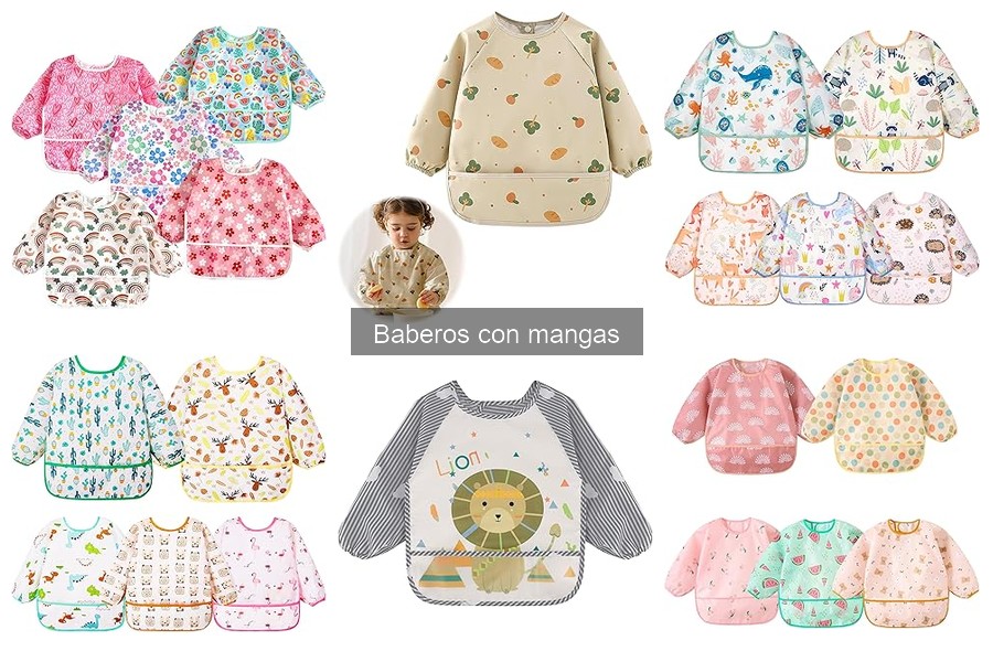 Historias de padres sobre baberos con mangas para bebés