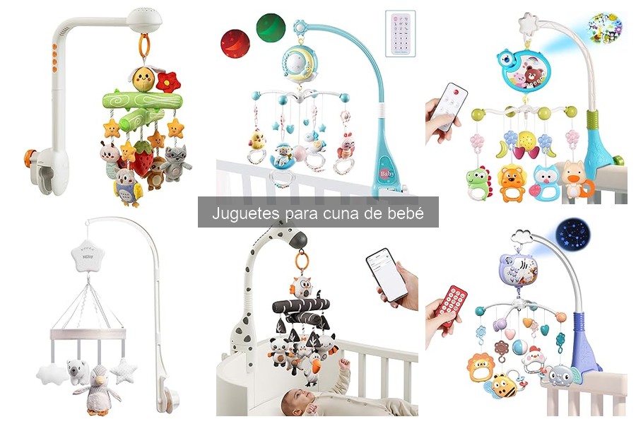 Juguetes para cuna: estimulación sensorial en bebés