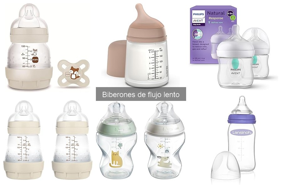Las Mejores Marcas de Biberones de Flujo Lento para Bebés