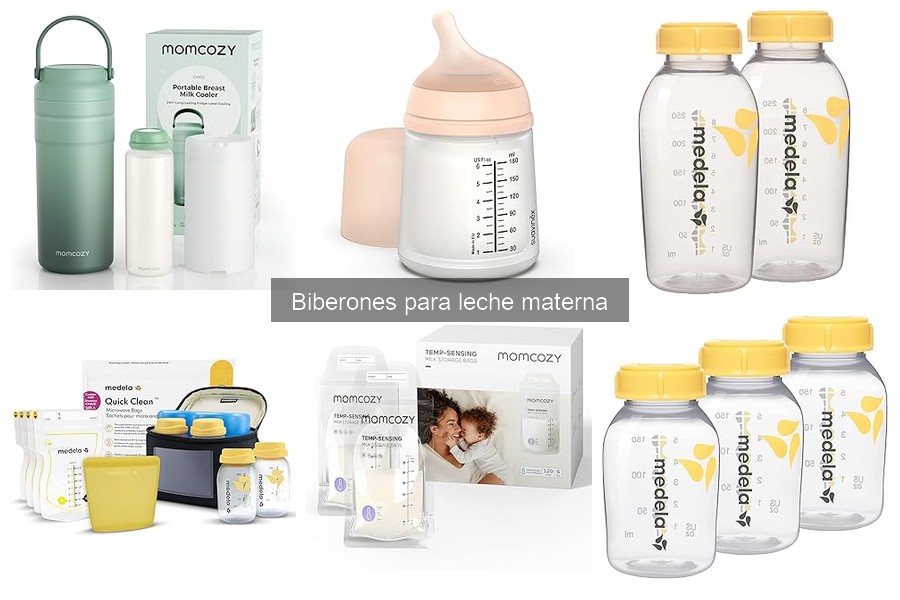 Los mejores biberones para almacenar leche materna