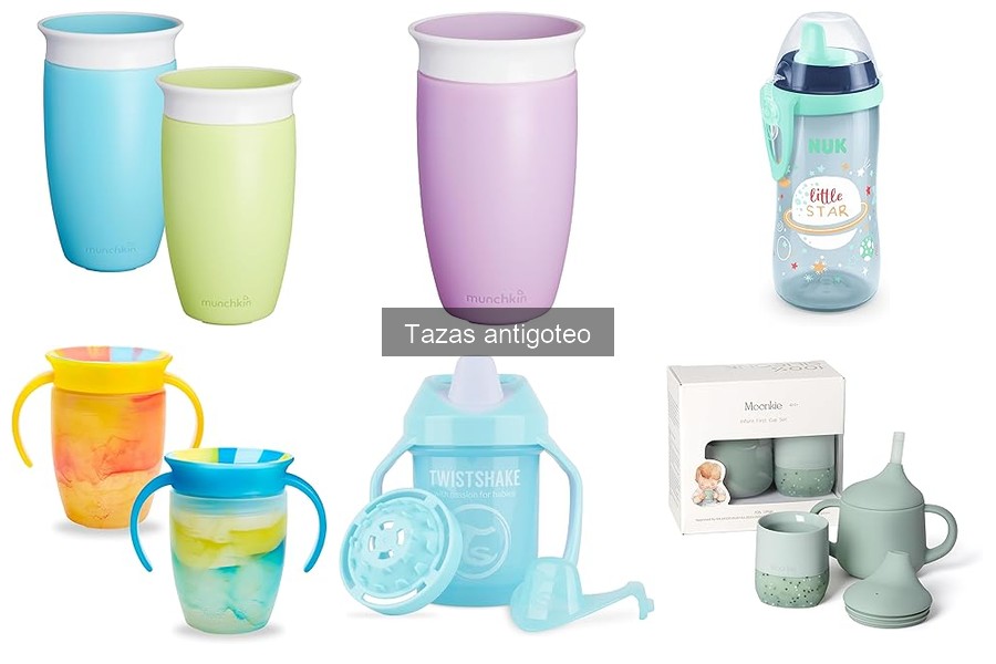 Mantenimiento y limpieza de tazas antigoteo para bebés