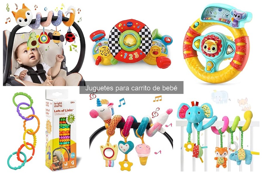 Materiales seguros para juguetes de carrito de bebé
