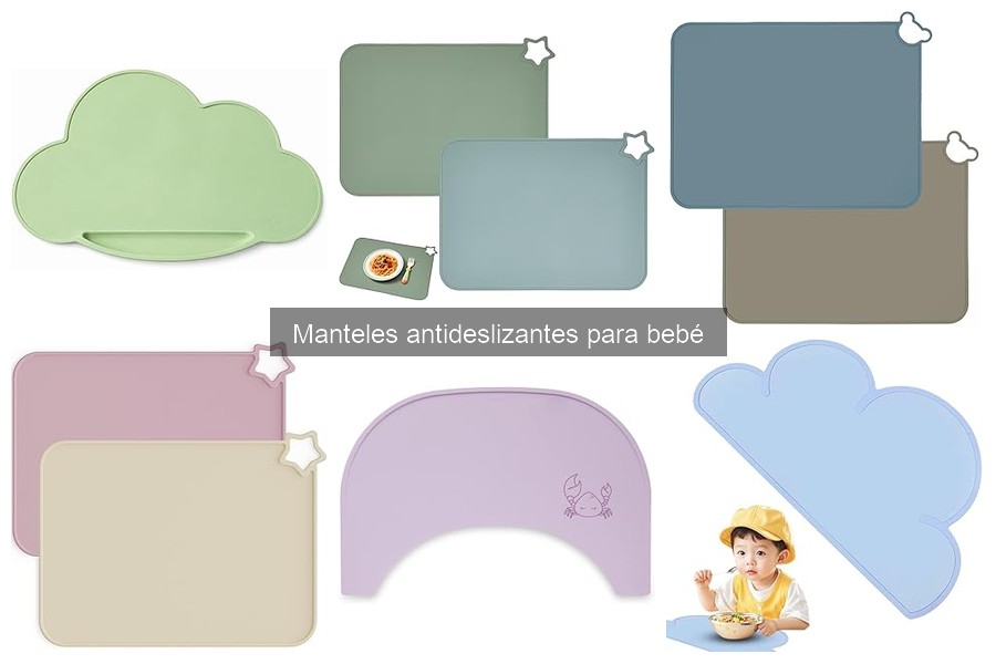Materiales seguros para manteles antideslizantes de bebé