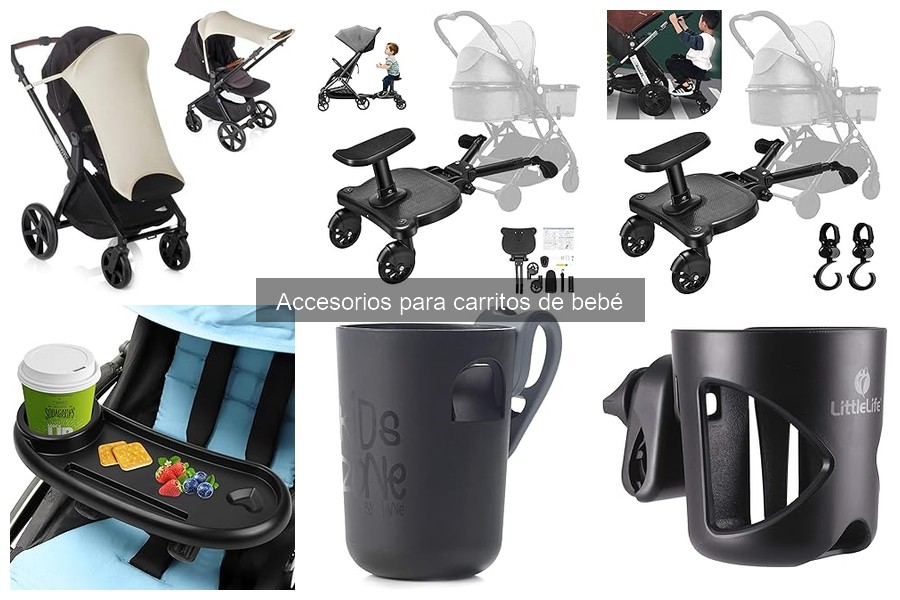 Mejores accesorios para carritos de bebé según la edad