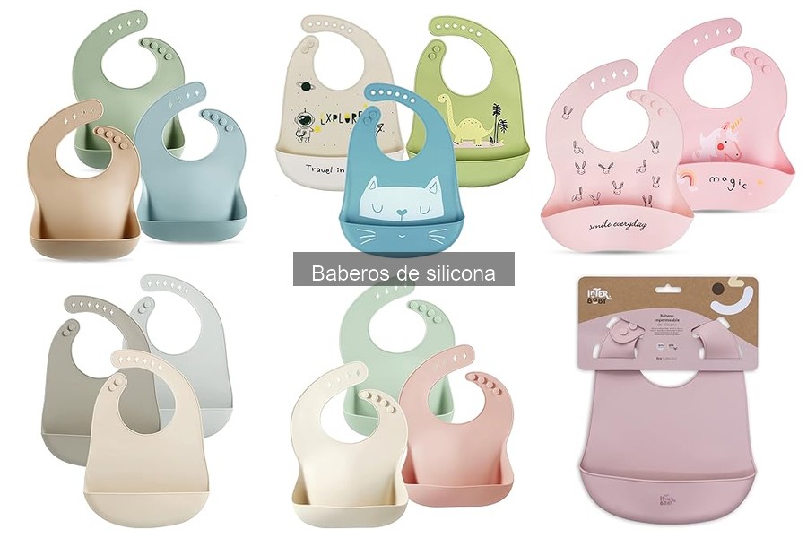 Mejores baberos de silicona para bebés en 2023