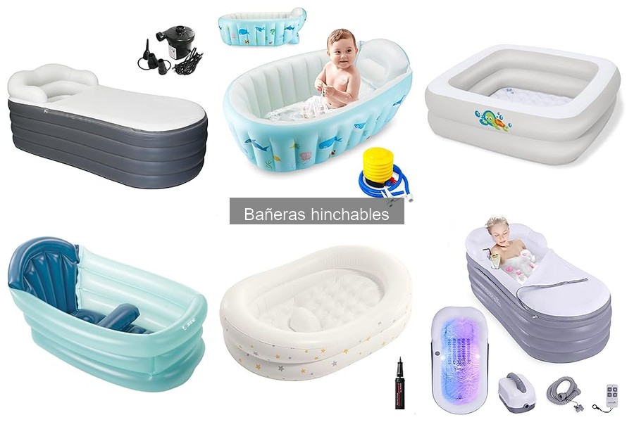 Mejores bañeras hinchables para viajar con bebés 2023