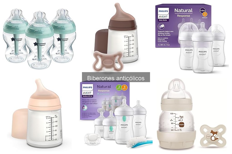 Mejores biberones anticólicos para recién nacidos