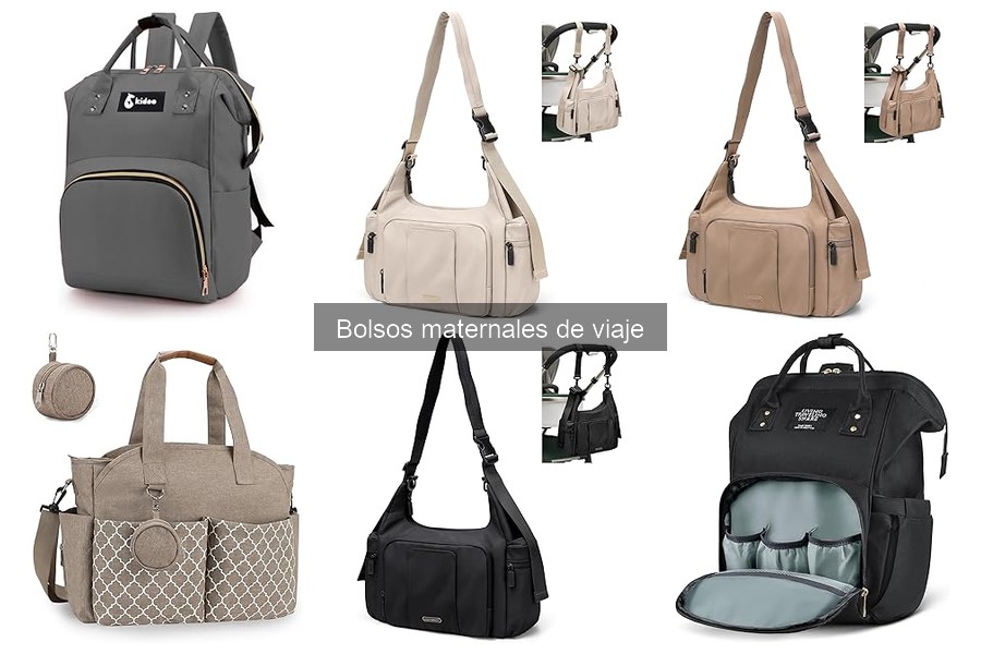 Mejores bolsos maternales de viaje para mamás primerizas