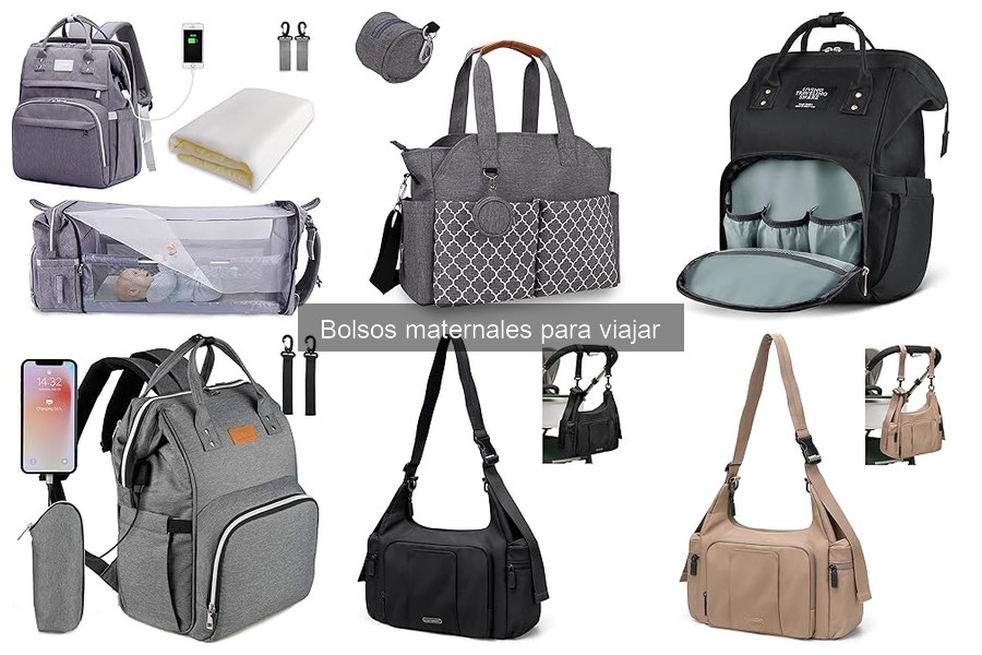 Mejores bolsos maternales para viajes largos: Top opciones