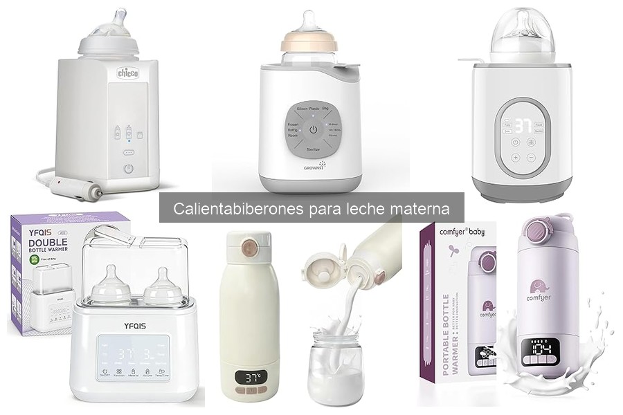 Mejores calientabiberones para mamás que amamantan