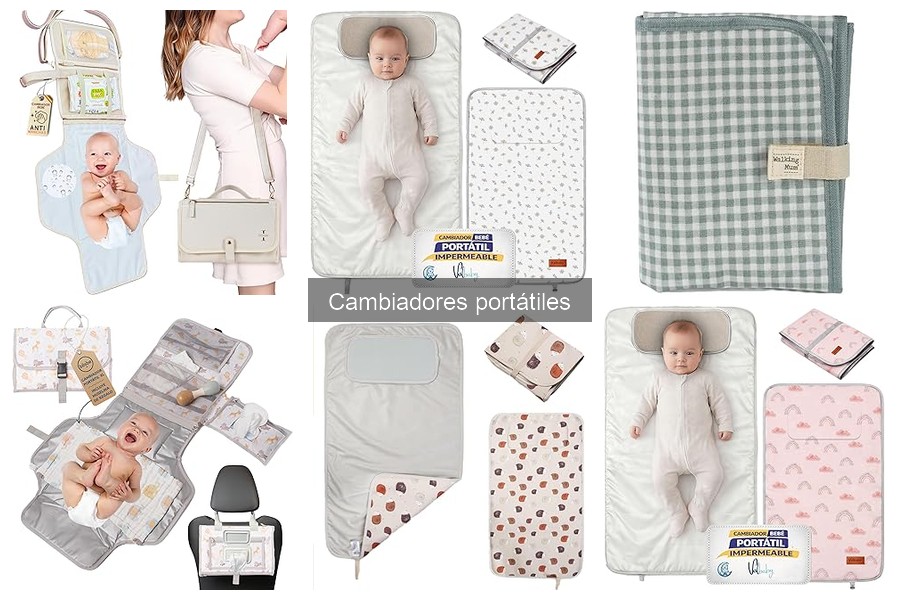 Mejores cambiadores portátiles a buen precio para bebés