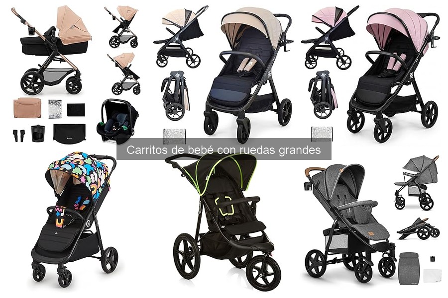Mejores carritos de bebé con ruedas grandes para terrenos difíciles