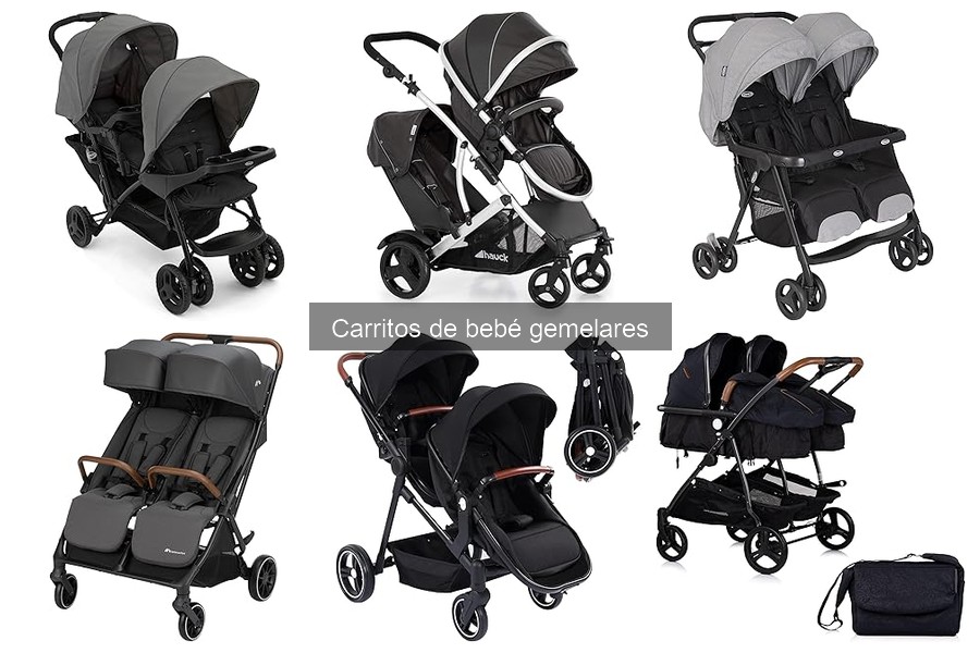 Mejores carritos de bebé gemelares para paseos en la ciudad