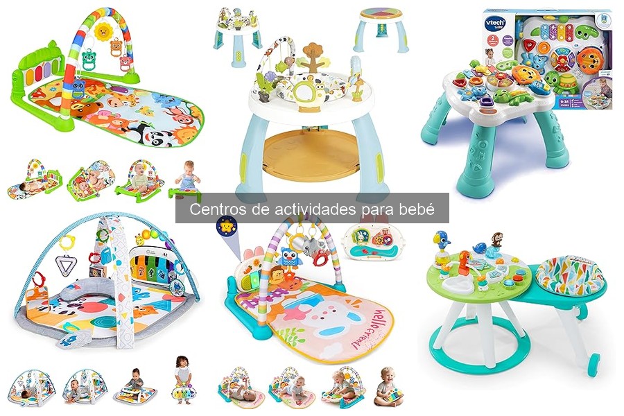 Mejores centros de actividades para bebés en 2023: comparativa