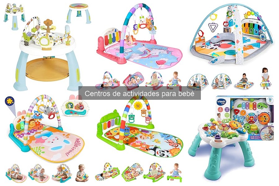 Mejores centros de actividades para bebés según edad